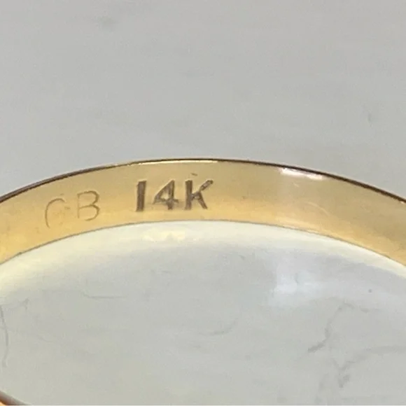 14K Gold Women's Ring Set. Stacker rings! - Picture 2 of 10